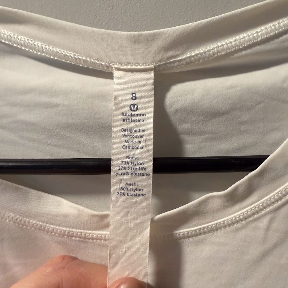 Lululemon Sole Training Long Sleeve White 8 - Picture 4 of 7